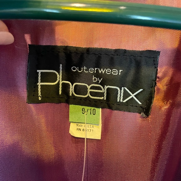 NWT 1980s Vintage Blue Suede Leather Bomber Jacket. - Picture 3 of 16